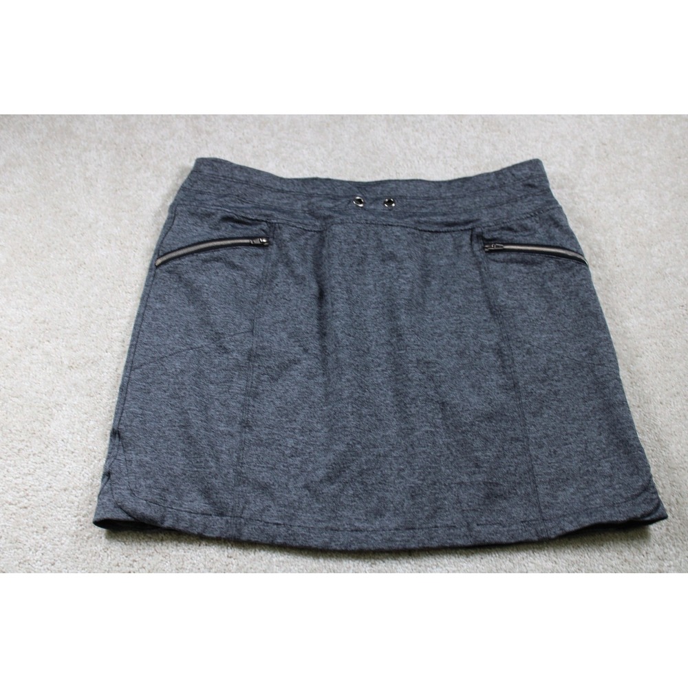 Valia Skirt‎ Womens Small Black Faux Leather Panel Mini Canada Stretch Party S